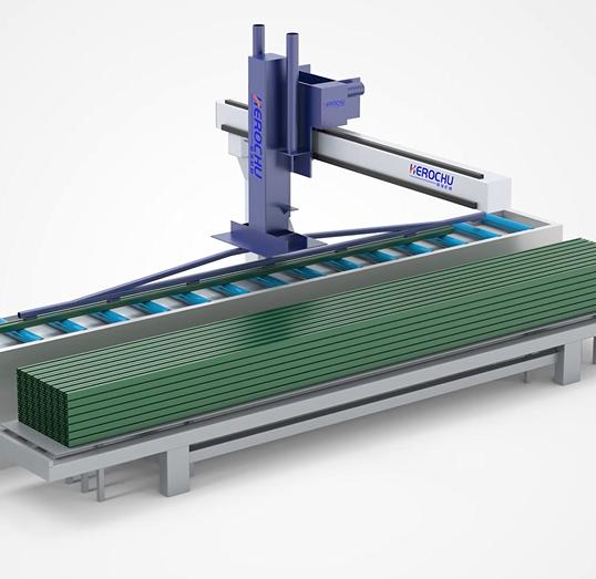 Steel Pipe Unloading & Palletizing Machine | Automatic Stacking for Tube Mills