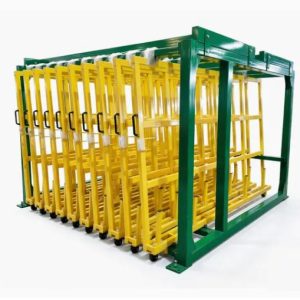 Heavy Duty Vertical Leftover Rack for Maximum Workshop Storage Efficiency