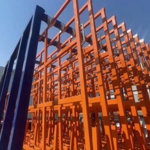 Vertical Rack for Leftover Metal Sheet Storage Stock Optimizing Workshop Efficiency