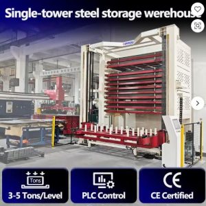 Automatic Sheet Metal Vertical Storage System for Modern Fabrication Shops