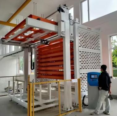 Fully Automated Vertical Aluminum Plates Storage System for Precision Material Handling