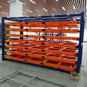 Metal Sheet Storage Rack — Forklift-Compatible Vertical Stacking by Herochu