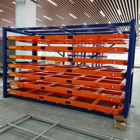 Metal Sheet Storage Rack — Forklift-Compatible Vertical Stacking by Herochu