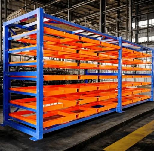 Industrial Forklift Frame Rack — Stacking Sheet Metal Materials by Herochu