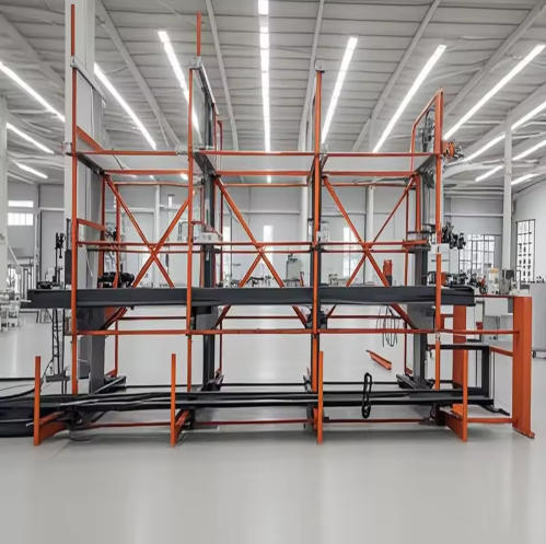 Heavy-Duty Cantilever Rack for Industrial Pipe Storage