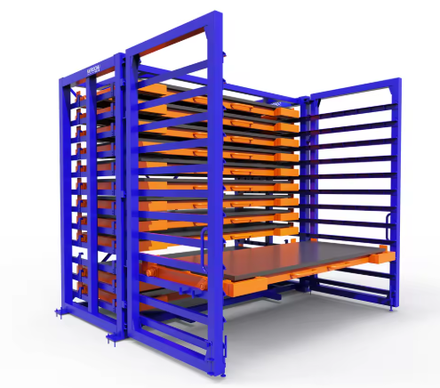 Electric Heavy-Duty Metal Plate Rack