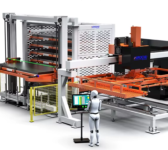 Sheet Metal Gantry Robotic Arm for Laser Cutting Machines
