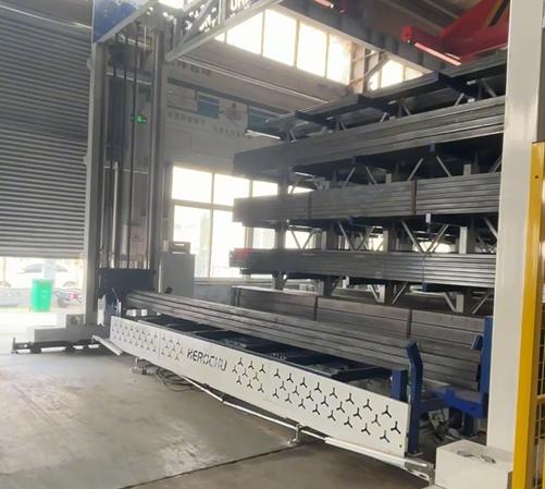 Smart Profile Material Library – Fully Automated Warehouse for Steel Bars & Tubes