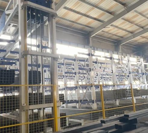 Smart Profile Material Library – Fully Automated Warehouse for Steel Bars & Tubes