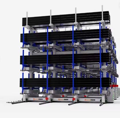 Rail-Mounted Cantilever Pipe Rack Systems for High-Density Storage