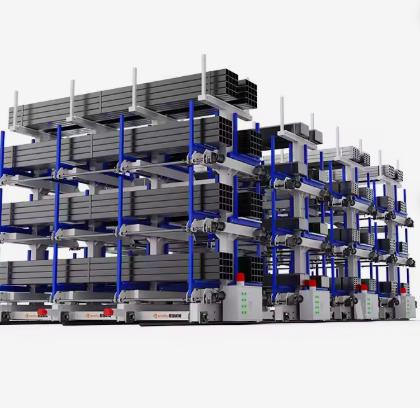 Rail-Mounted Cantilever Pipe Rack Systems for High-Density Storage
