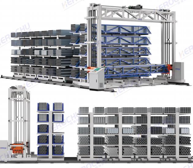 Smart Automatic Tubing Racking System for Pipe Warehouse