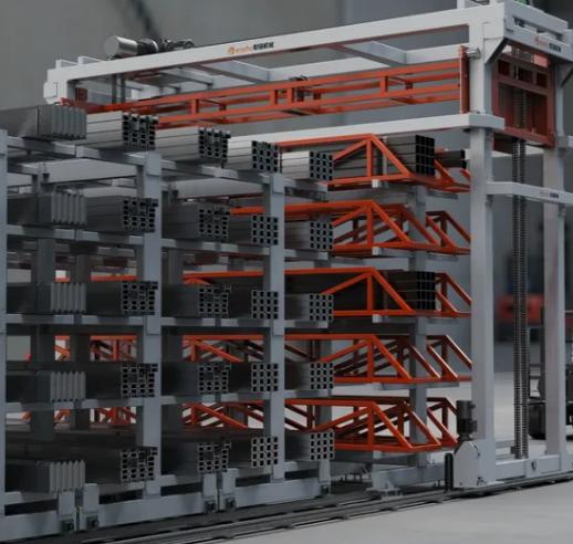 Heavy-Duty Long Material Storage & Retrieval System