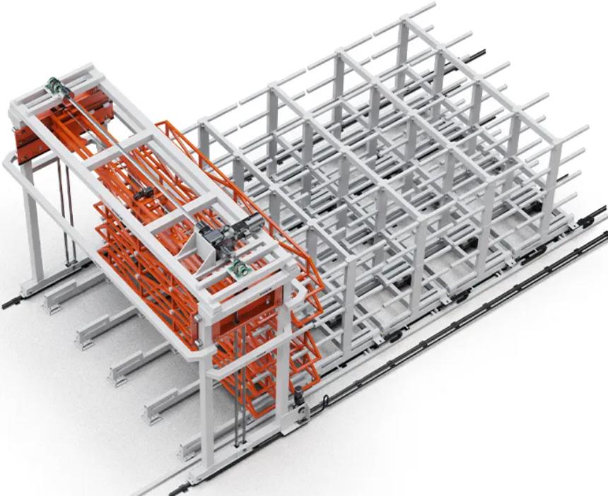 Heavy-Duty Long Material Storage & Retrieval System