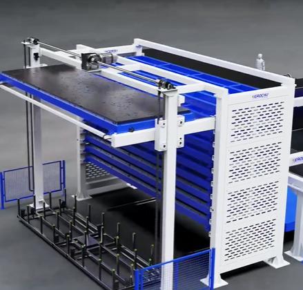 Herochu Integrated WMS & Material Flow Storage Solutions for Laser Cutting