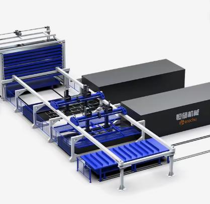 Herochu Integrated WMS & Material Flow Storage Solutions for Laser Cutting