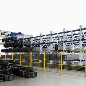 Automated Pipe & Rebar Racking System – High-Density Storage for Heavy Loads