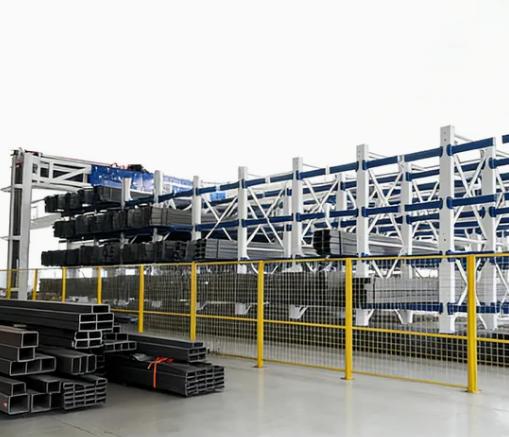Automated Pipe & Rebar Racking System – High-Density Storage for Heavy Loads