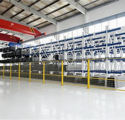 Automated Pipe & Rebar Racking System – High-Density Storage for Heavy Loads
