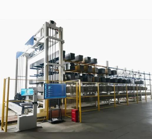 Automated Pipe & Rebar Racking System – High-Density Storage for Heavy Loads