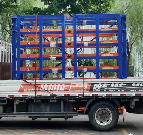 Manual Roll-Out Steel Plate Storage Racks