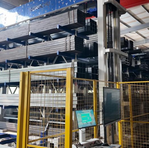 High-Density & Intelligent Automated Storage Solutions for Long Materials (Pipes, Tubes, and Profiles)