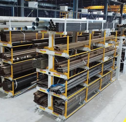 Customizable Steel Pipe Metal Profile Long Racking – Heavy-Duty Warehouse Storage