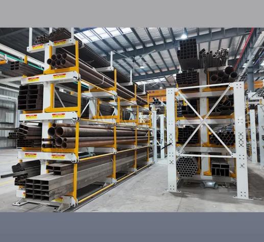 Customizable Steel Pipe Metal Profile Long Racking – Heavy-Duty Warehouse Storage