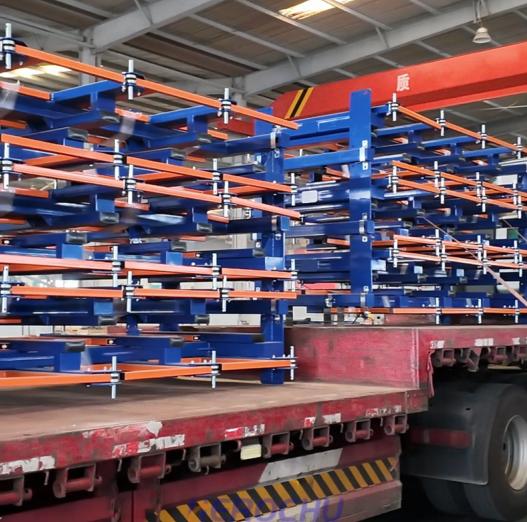 Heavy Duty Cantilever Racking System for Steel Pipe Storage: Efficient Industrial Storage Solution