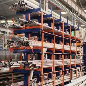 Heavy Duty Cantilever Racking System for Steel Pipe Storage: Efficient Industrial Storage Solution