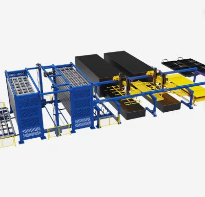 Automated Vertical Sheet Storage Tower & Loading System for Fiber Laser Cutters