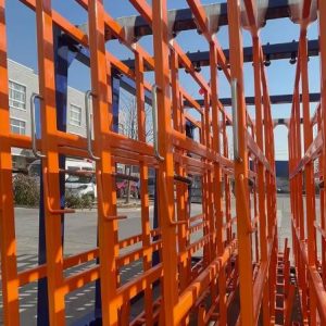 Heavy-Duty Vertical Pull-Out Rack with Multi-Layer Shelves