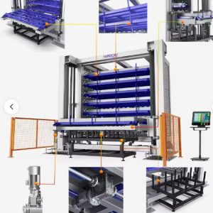 Automatic Vertical Sheet Metal Storage Tower