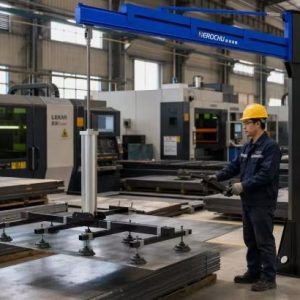 Crane Vacuum Lifter for Sheet Metal Material Handling