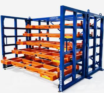 Manual Pull Out Sheet Metal Rack for Sheet Metal Fabrication Workflow