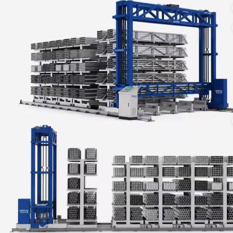 Customizable Industrial Pipe Storage Racking System (ASRS)