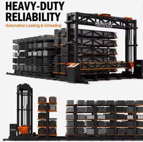 Customizable Industrial Pipe Storage Racking System (ASRS)