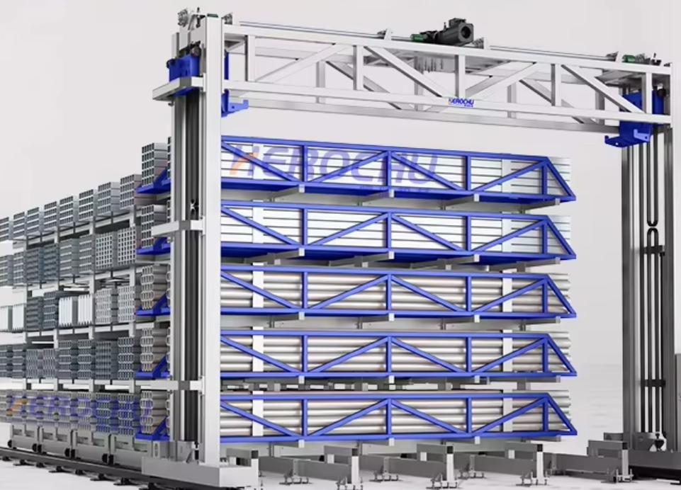 Smart Automatic Tubing Racking System for Pipe Warehouse