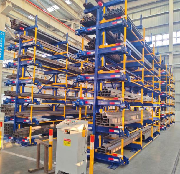 Telescopic Cantilever Pipe Racking Systems for Long Material Storage