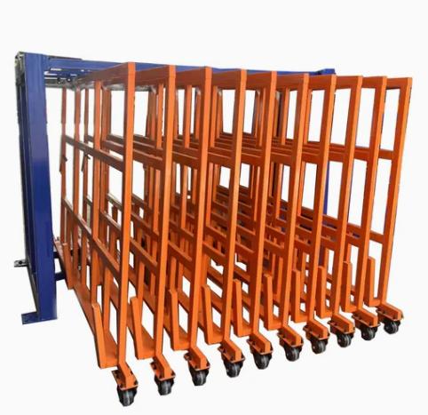 Mobile Vertical Offcut Storage Rack for Workshop