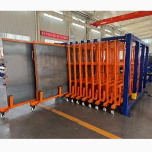 Mobile Vertical Offcut Storage Rack for Workshop
