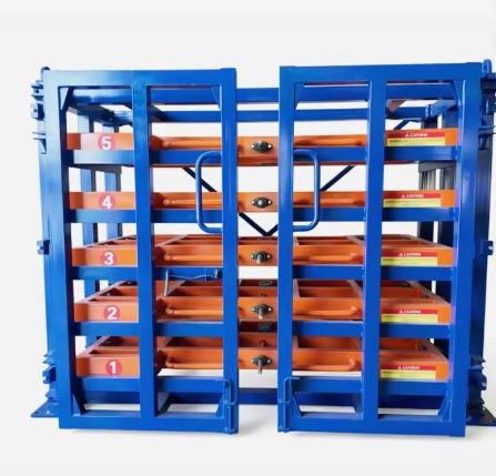 Motorized Drawer Storage Rack for Steel & Aluminum Sheets – Workshop & Factory Solution