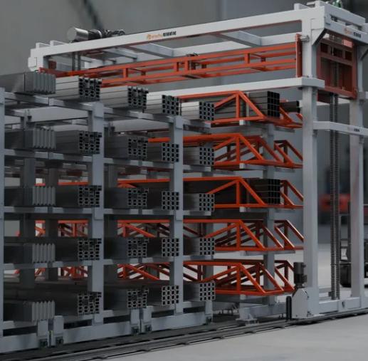 Smart WMS Compatible Steel Profile Storage System