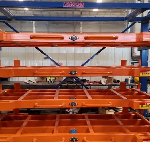 Factory Workshop Hand Crank Steel Plate Rack 3000×1500mm 10T
