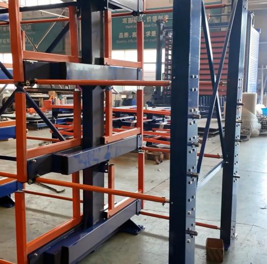 Heavy-Duty Electric Telescopic Cantilever Rack for 6m/12m Pipes