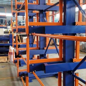 Heavy-Duty Electric Telescopic Cantilever Rack for 6m/12m Pipes