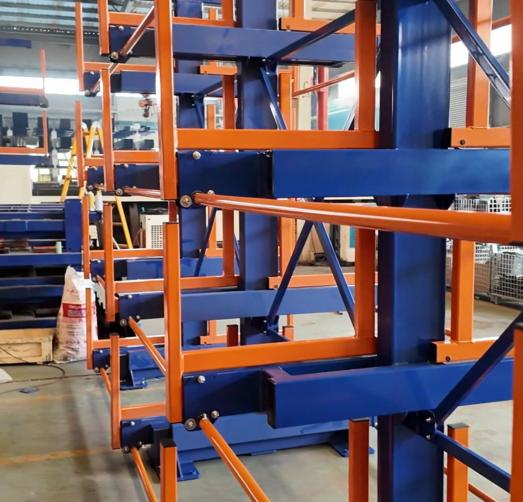 Heavy-Duty Electric Telescopic Cantilever Rack for 6m/12m Pipes