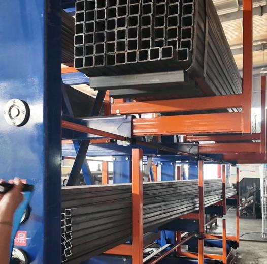 Steel Pipe Storage Solution for Pipe and Tube Manufacturing Lines
