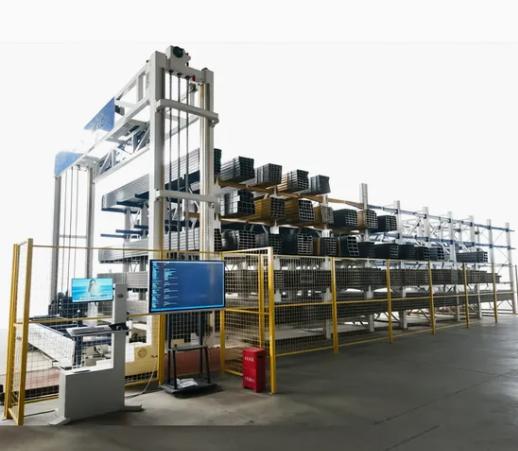 Automatic Overhead Profile Vertical Material Library for Long-Goods Storage