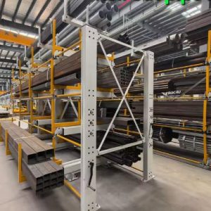 Roll Out Steel Pipes Channels Angle and Hollow Section Storage Rack